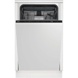 Masina de spalat vase incorporabila Beko DIS48120, 11 seturi, 8 programe, Clasa E, ProSmart Inverter, Extra Drying, AquaIntense, 45 cm
