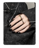 Cumpara ieftin Inel din Argint 925 Negru Patinat cu Accente de Aur Galben , , zVolcanic Edge,