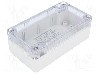 Carcasa policarbonat, 65mmx120mmx40mm, IP66, HAMMOND - 1554C2GYCL