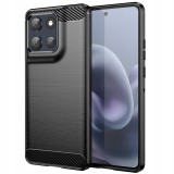 Husa Motorola Moto G86 Asteroid GSM Carbon Silicone, negru