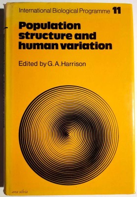 Population Structure and Human Variation - G. A. Harisson foto