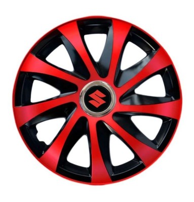 Set 4 capace roti Drift extra red R15 pentru gama Suzuki foto