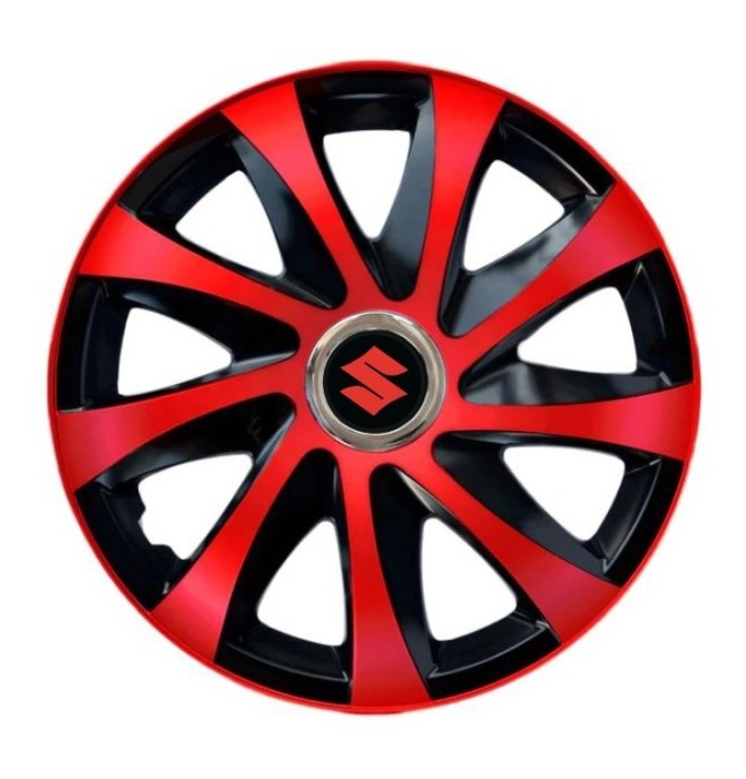 Set 4 capace roti Drift extra red R15 pentru gama Suzuki