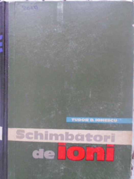 SCHIMBATORI DE IONI-TUDOR D. IONESCU-261955