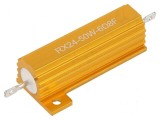 Rezistor bobinat cu radiator 6,8&Omega; 50W &plusmn;1% 50ppm/&deg;C pentru lipit