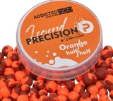 Boilies ADDICTED Carp Baits Precision Legend Half &amp; Half, Orange, 8-10mm, 40g