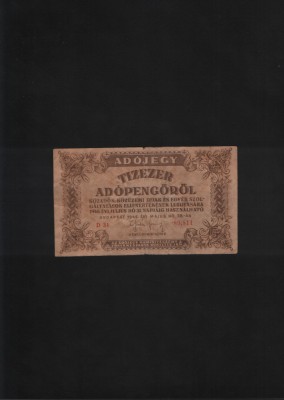 Ungaria 10000 10 000 tizezer adopengorol adopengo 1946 seria89811 foto