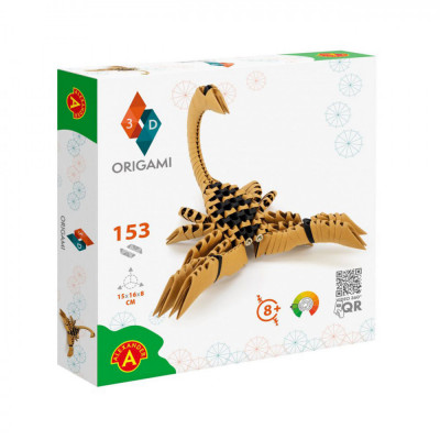Kit Origami 3D Scorpion +8 ani @ Alexander Games EduKinder World foto