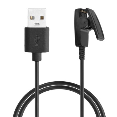 Cablu de incarcare USB pentru Garmin Forerunner 230/Forerunner 235/Forerunner 645, Kwmobile, Negru, Plastic, 58453.01 foto