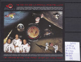 2009 Apollo 11 40 ani de la primul pas pe Luna, LP1837, Bl.447, MNH, Spatiu, Nestampilat