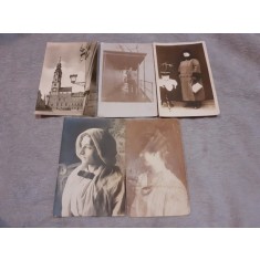 LOT CARTI POSTALE PERIOADA INTERBELICA, 4+1, TOATE NECIRCULATE