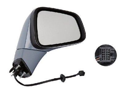 Oglinda exterioara Opel Mokka X, 09.2016-; Mokka, 12.2012-09.2016, Dreapta, reglare electrica; grunduit; incalzita; geam convex; cromat; pliere elect foto