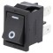 &Icirc;ntrerupător basculant ON-OFF 10A/250V negru IP40