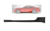 Ornament prag Ford Mustang, 01.2015-07.2018; Mustang, 05.2018-, Fata, partea Stanga, din plastic, Aftermarket, Rapid