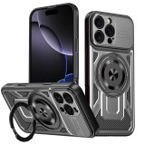 Husa iPhone 16 Pro Asteroid GSM RuggedCam, gri