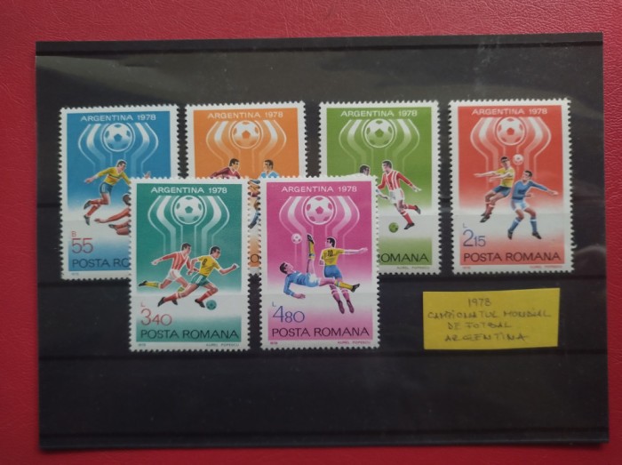 1978 - CAMPIONATUL MONDIAL DE FOTBAL - ARGENTINA