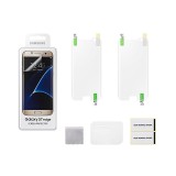 Pachet 2x Folie Protectie originala Samsung Galaxy S7 Edge + Cablu de Date Cadou