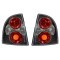 Set stopuri spate tuning lampa Vw Passat Sedan B5 2000-2005, negru-fumuriu, cu suport becuri