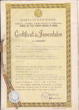 Bnk div Certificat de inventator 1978