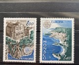 PC135 - Monaco 1978 Europa CEPT Monumente, serie MNH, 2v, Nestampilat