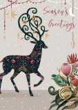 Felicitare - Tinsel &amp; Tidings - Christmas - Stag | Ling Design