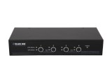 Comutator video Black Box ServSwitch KV9704A cu 4 porturi DisplayPort și sursă de alimentare
