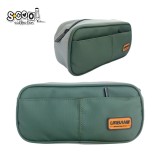 Penar borseta Urban, 2 fermoare, GREEN, 21.5&times;6.5&times;10.5 cm &ndash; S-COOL