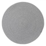 Suport Cratite, Impletit, Diametru 35cm, Culoare Gri, Oem