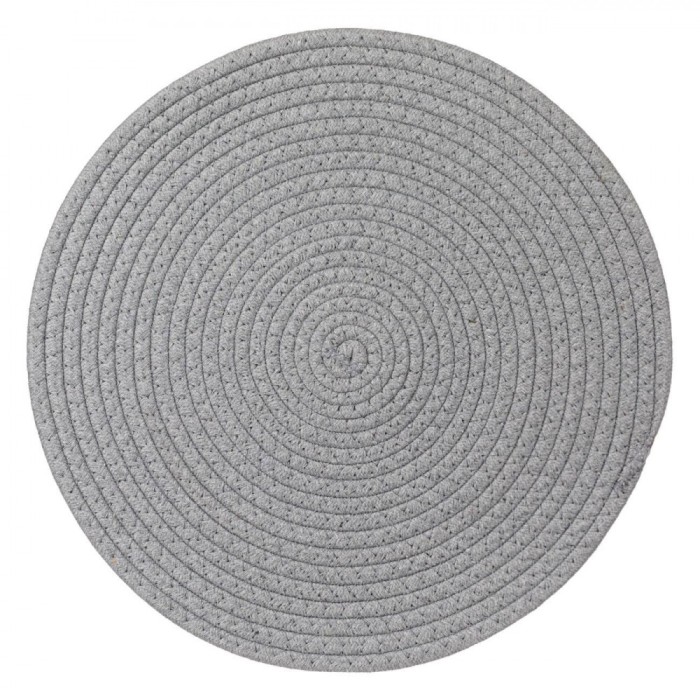 Suport Cratite, Impletit, Diametru 35cm, Culoare Gri