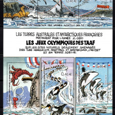 TAAF 2002, Fauna, Sport, bloc neuzat, MNH