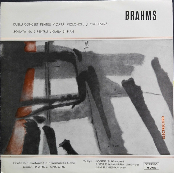 Vinyl/vinil - Brahms &ndash; Concert Pentru Vioară, Violoncel Şi Orchestră