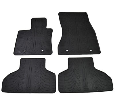 Set covorase auto din cauciuc BMW X5 (F15) 2013-10.2018, Negru, Gledring 4 buc. foto