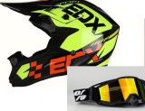 Casca Moto Atv Cross Enduro Downhill + Ochelari, Marimi S-L, Material Policarbonat ABS, Brand Oem