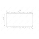 Radiator racire motor Nrf 53830