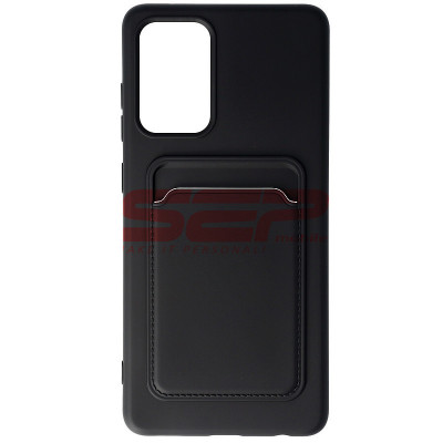 Toc TPU Card Holder Samsung Galaxy A72 Black foto