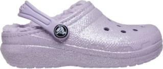 Saboti Crocs Classic Glitter Lined Clog Kids Mov - Lavender foto