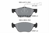 Set placute frana TEXTAR 2328902