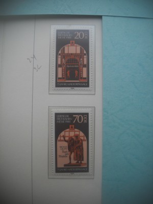 HOPCT TIMBRE MNH 1226 TARGUL PRIMAVARA LEIPZIG -2 VAL-1988-GERMANIA DDR/RDG foto