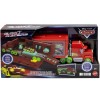 Set Masinute Mattel Disney Auta, Transporter Maniek, luminoase in intuneric, cu rampa, pentru baieti, de la 3 ani