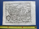 Harta veche din anul 1649 - Dacia si Moesia