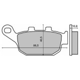 Placute Frana Fata Honda Pantheon 125 150 (MX_NEW 225102610RM)