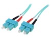Patch Cord Fibră OM3 SC/PC 10m LSZH, Digitus