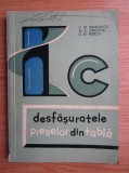 V. St. Bundjulov - Desfasuratele pieselor din tabla