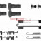 Set accesorii, saboti frana parcare MERCEDES C-CLASS T-Model (S203) (2001 - 2007) METZGER 105-0867