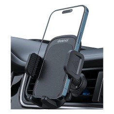 Suport de telefon pentru grila masina Doenci, universal, plastic, negru