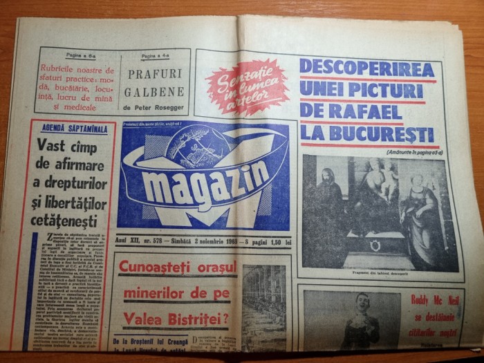 magazin 2 noiembrie 1968-mina lesul ursului,zona mulflatar,medaliile din mexic