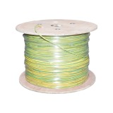 Cablu impamantare din cupru, 1000m pentru panouri solare MYF 1x10mm, 450/750V verde galben