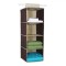 Raft Depozitare, Model 4 Nivele, Culoare Ecru, Dimensiuni 30x30x84cm, Material Polipropilenă
