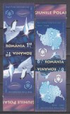 ROMANIA 2009 LP 1829 d PROTEJATI REGIUNILE POLARE SI GHETARII SERIE TETE-BECHE MNH