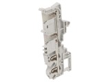 Conector &Icirc;mbinare Șine 0,2-2,5mm&sup2; 4 Borne Gri SNK